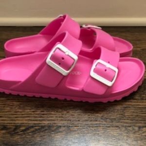 Birkenstock - the Arizona 2 strap - pink plastic